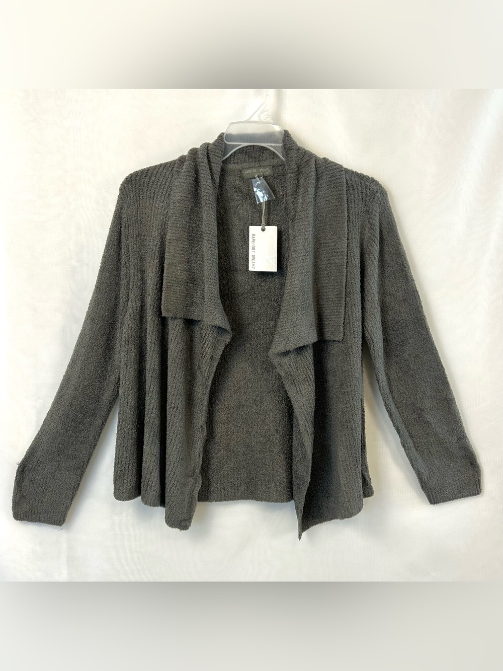 New Barefoot Dreams CozyChic Lite Open Draped Shawl Cardigan / Medium